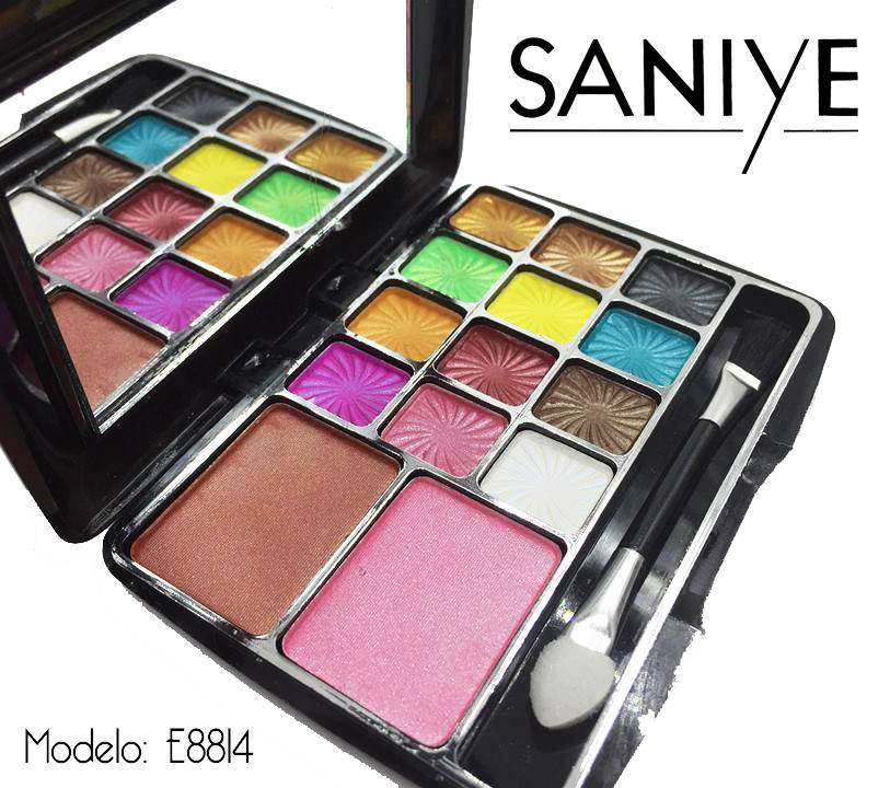 PALETA DE 12 SOMBRAS +2 RUBORES | SANIYE