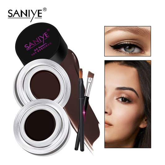 Gel Delineador de ojos Negra y cafe 24H | SANIYE