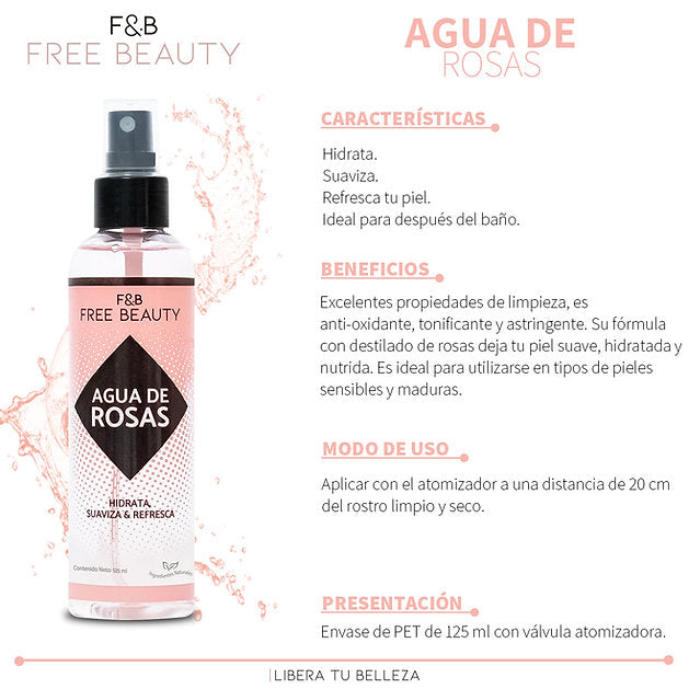 Agua de Rosas | Free Beauty