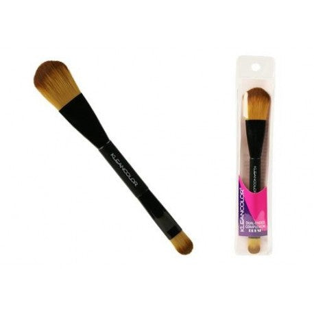 Brocha duo para maquillaje y corrector | KLEANCOLOR
