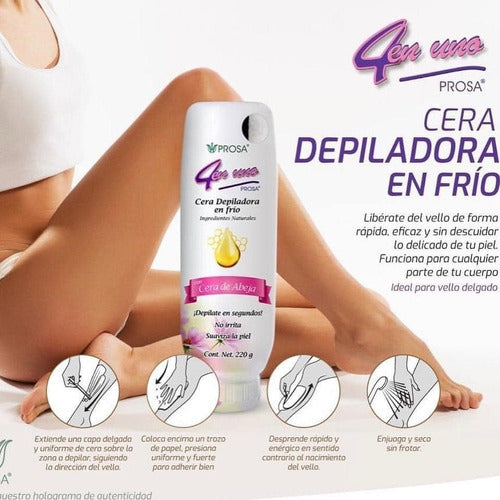 Cera Depiladora en Frío 4 en Uno | PROSA