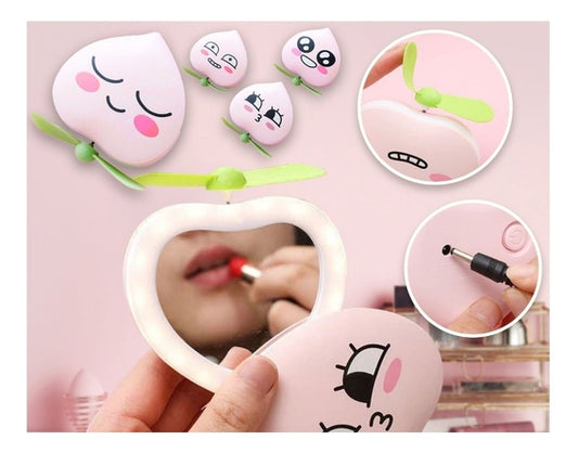 Led Espejo Ventilador Durazno | ForYou