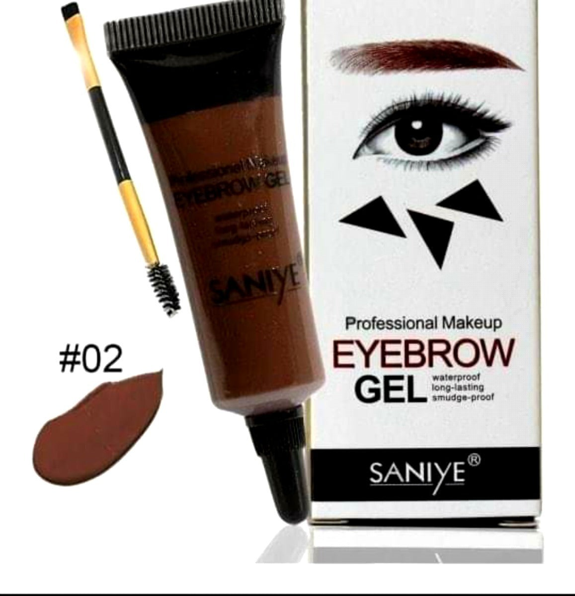 Gel Cejas Profesional Makeup Waterproof Indeleble 24hrs | SANIYE