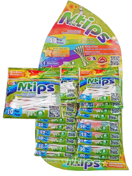 Hisopos Cotonete de algodón | NEW TIPS