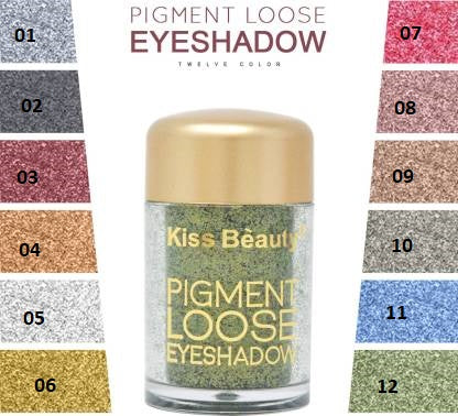Sombra de ojos en polvo suelto | KISS BEAUTY