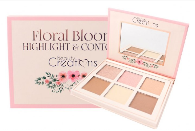 Paleta Highlight & Contour Floral Bloom | BEAUTY CREATIONS