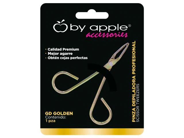 Pinza Depiladora Profesional Golden | by apple