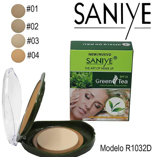 Maquillaje en polvo Té Verde 50g | SANIYE