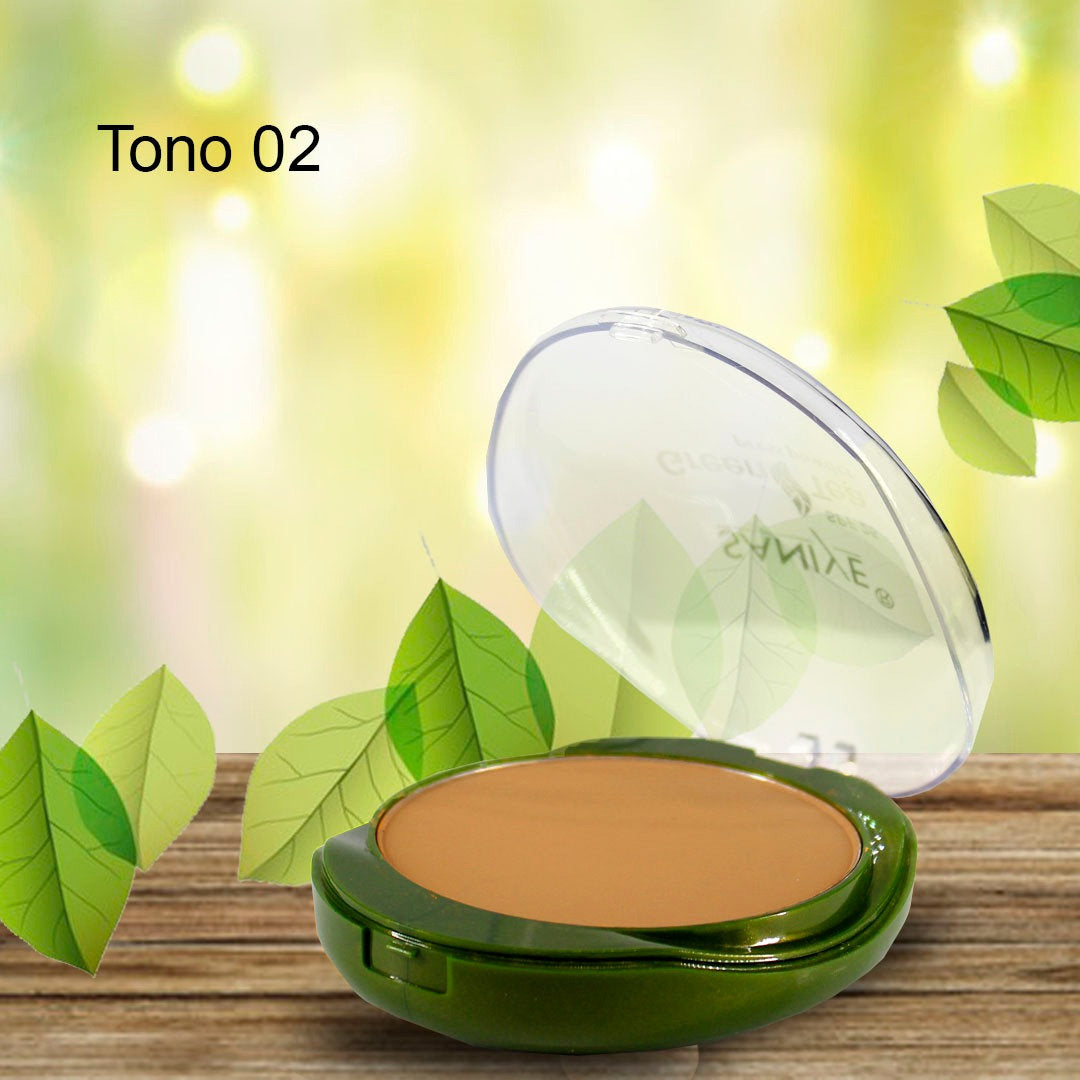 Maquillaje en polvo Té Verde 50g | SANIYE
