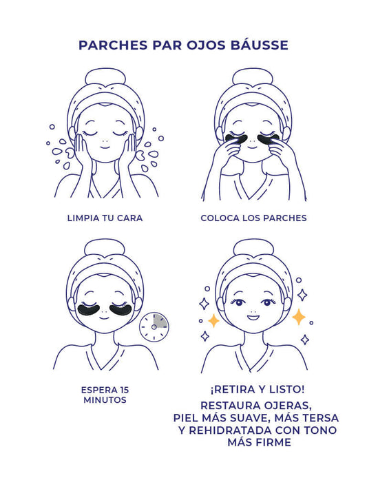 Parche de Colágeno y Carbón Activado | BÁUSSE