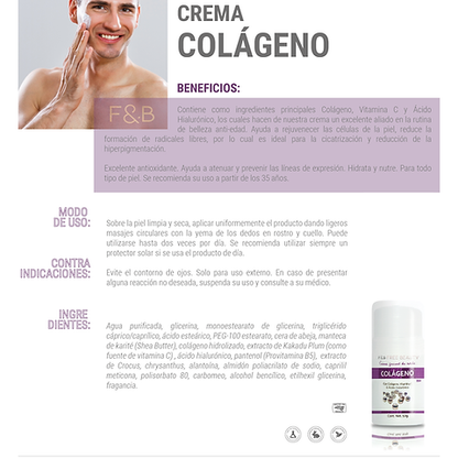 Crema Facial Colágeno | Free Beauty