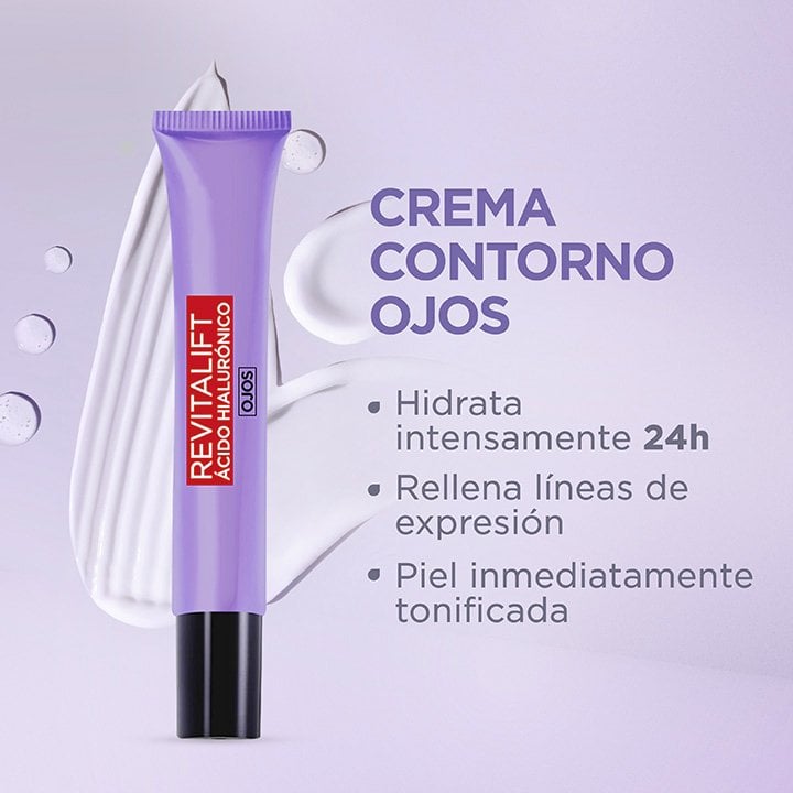 Revitalift Ácido Hialurónico Crema para contorno de Ojos | L'ORÉAL