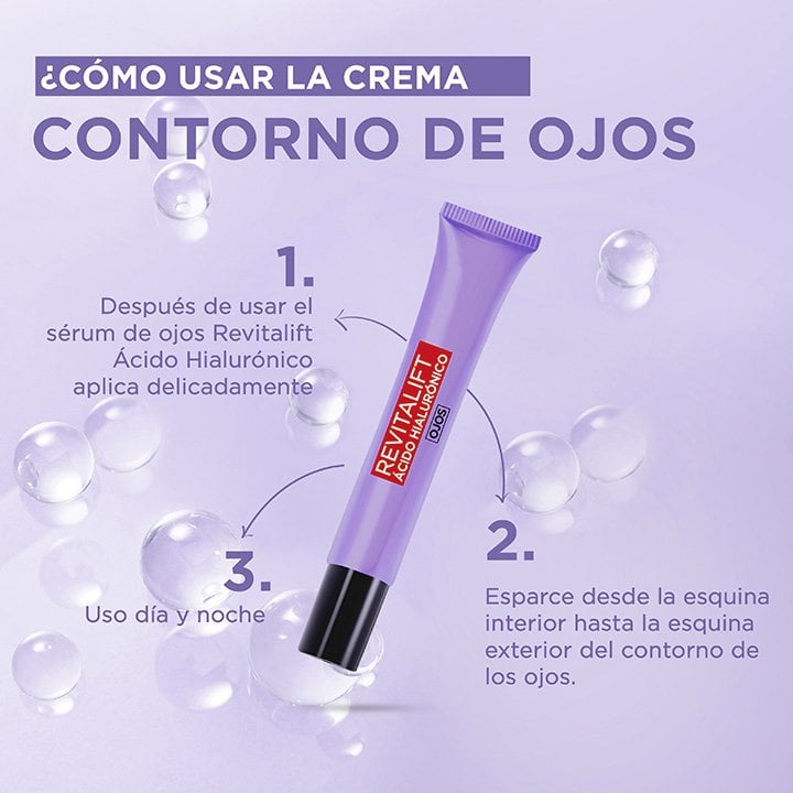 Revitalift Ácido Hialurónico Crema para contorno de Ojos | L'ORÉAL