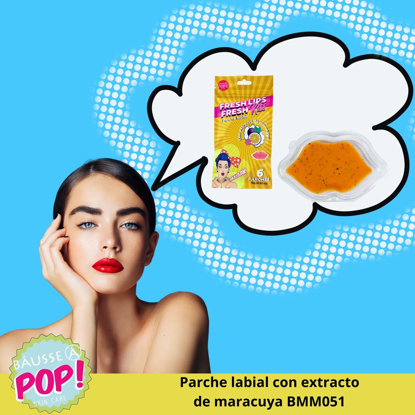 6 Parches para labios hidratante | Bausse Pop