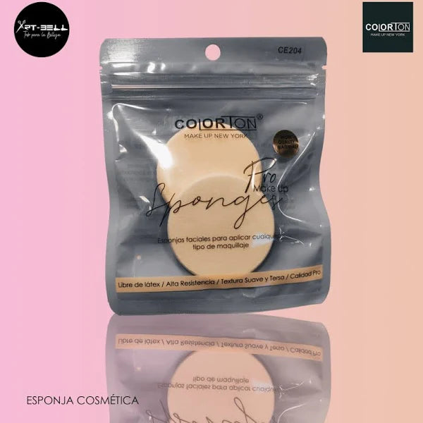 Duo Esponjas Redondas Faciales PRO Make Up | COLORTON