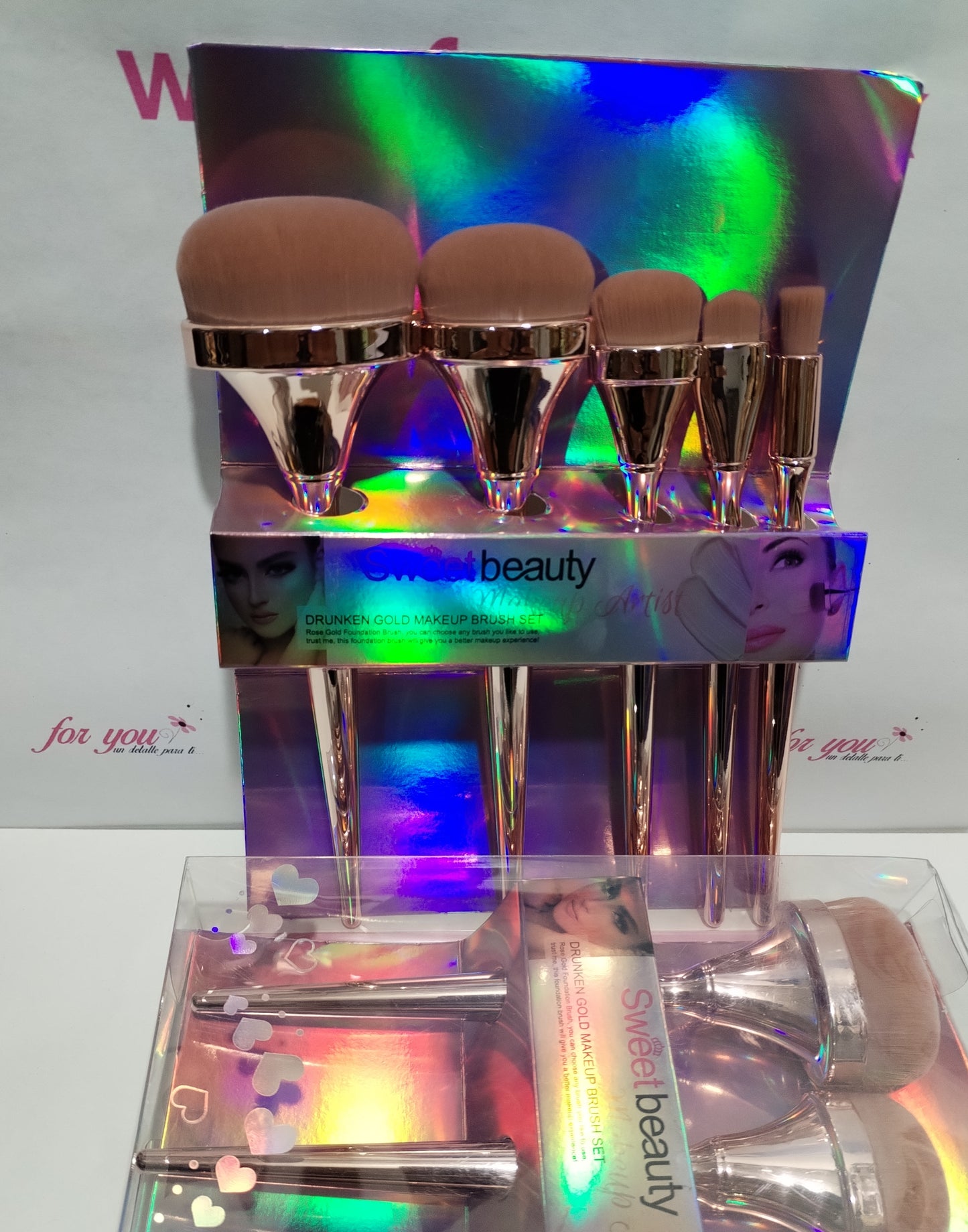 Kit Brochas para rostro (5pz) | Sweetbeauty