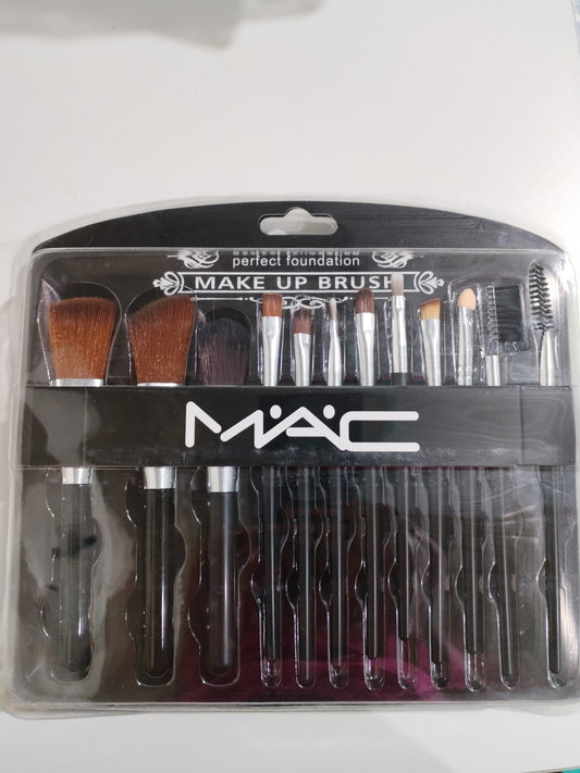 Kit Brochas para ojos y rostro   (12 pzs)