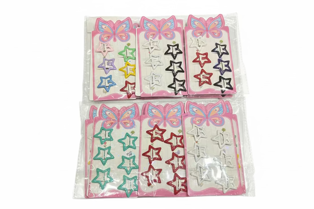 Cucas estrellas para cabello colores