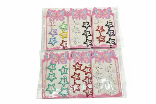 Cucas estrellas para cabello colores