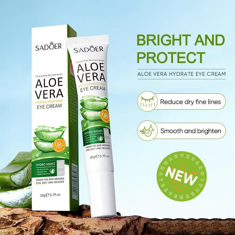 Crema para Contorno de Ojos Aloe Vera  | SADOER