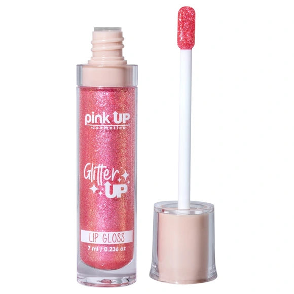 Lip Gloss Glitter Up | Pink Up