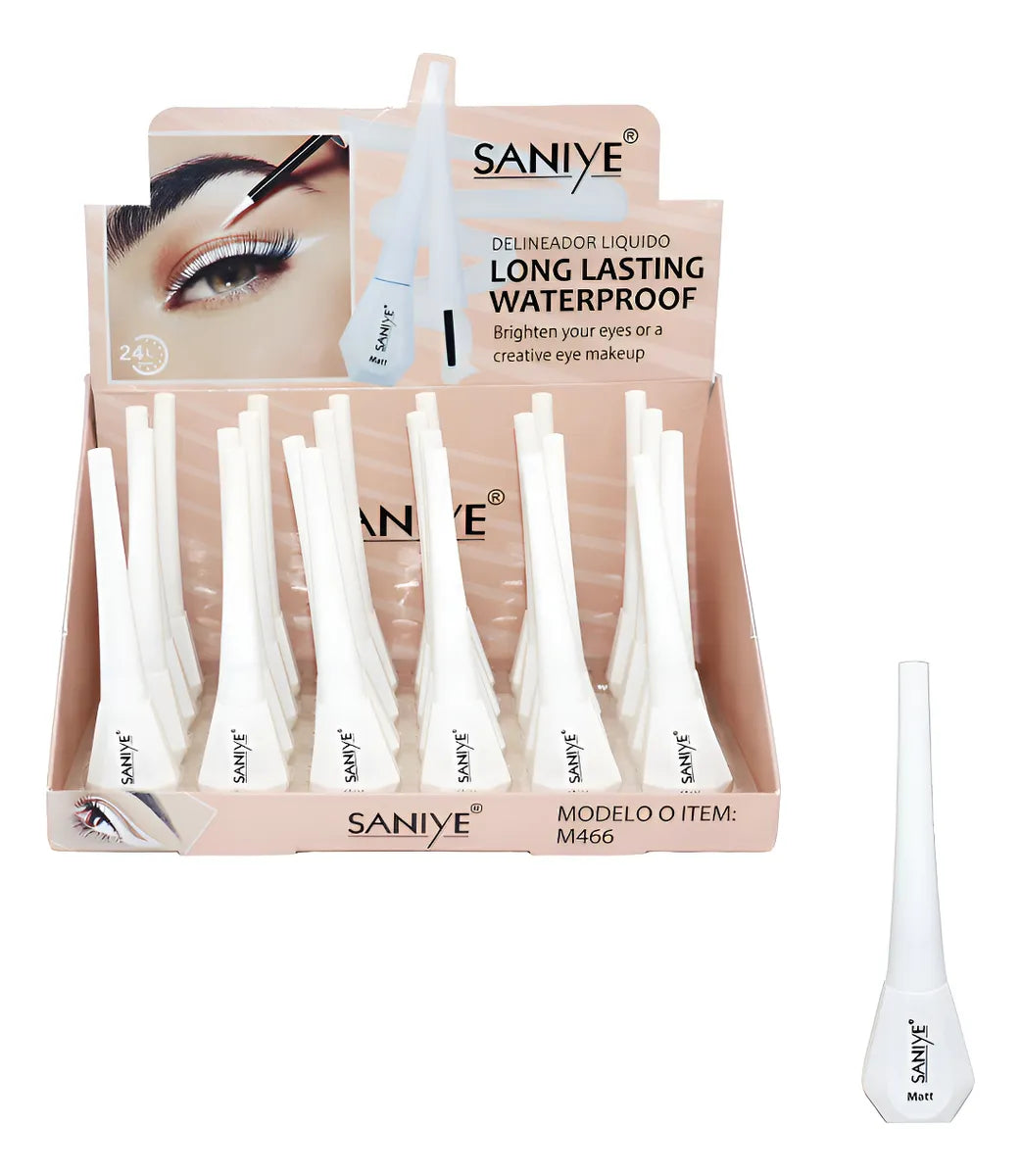 Delineador Líquido Blanco Matte | SANIYE