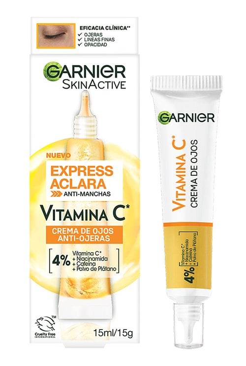 Crema Ojos Express Aclara Vitamina C | GARNIER