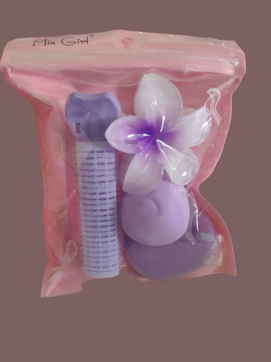 Set Esponja Borla | Mix Girl