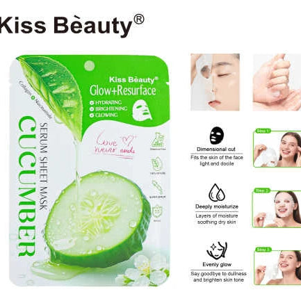 Mascarilla Faciales Serum Sheet | Kiss Beauty