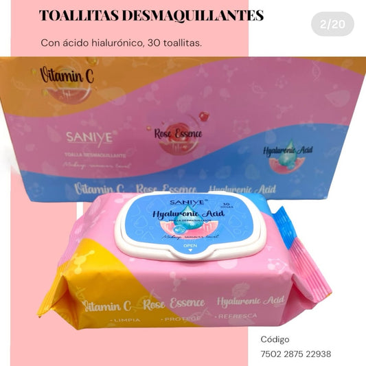 Toallitas Desmaquillantes | Saniye