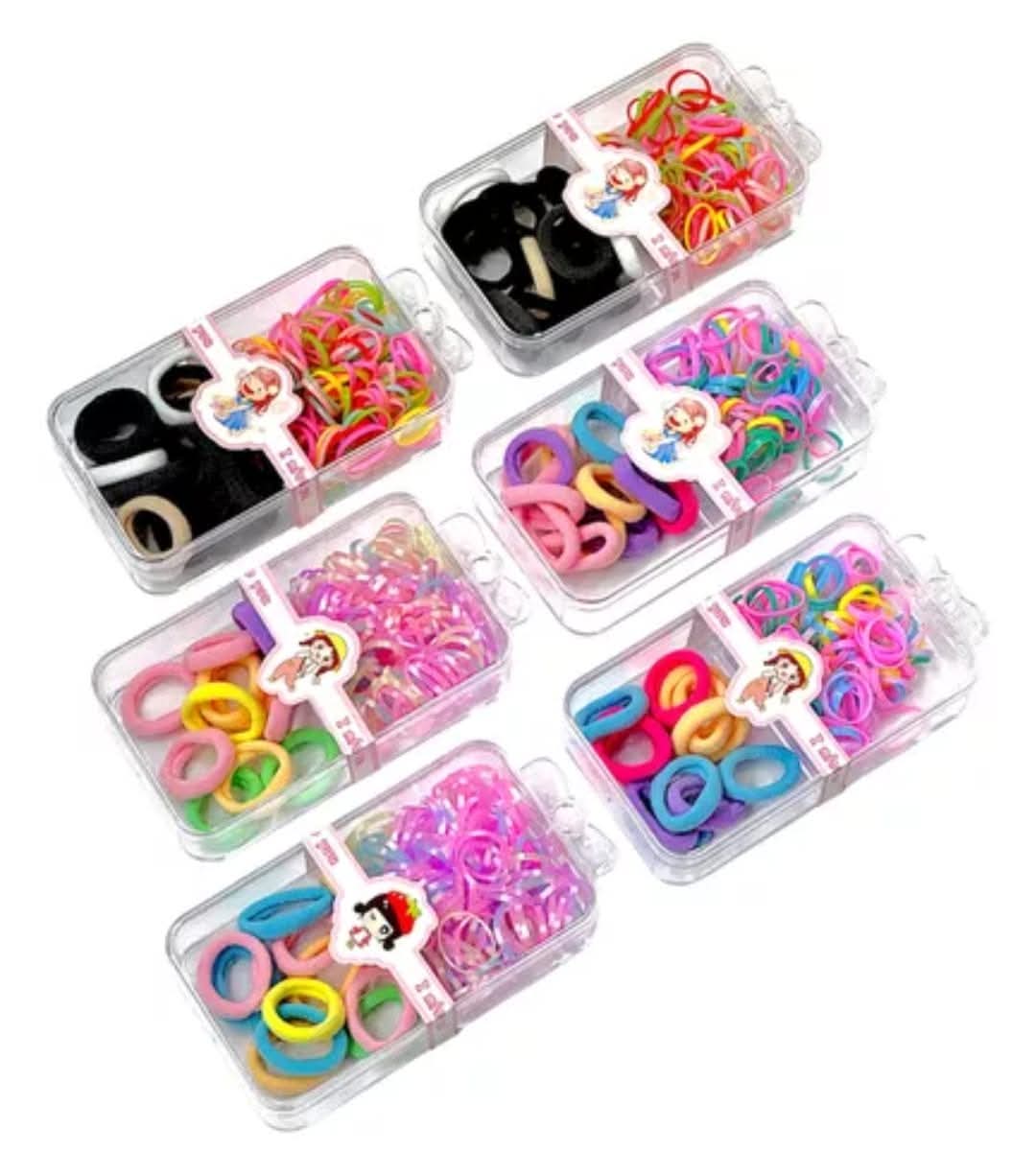 Caja de Donitas y Ligas para Cabello