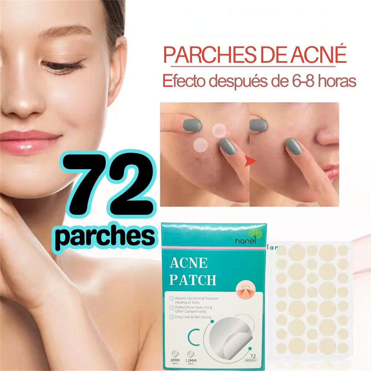 Parche para Acné (36pz) | hanel
