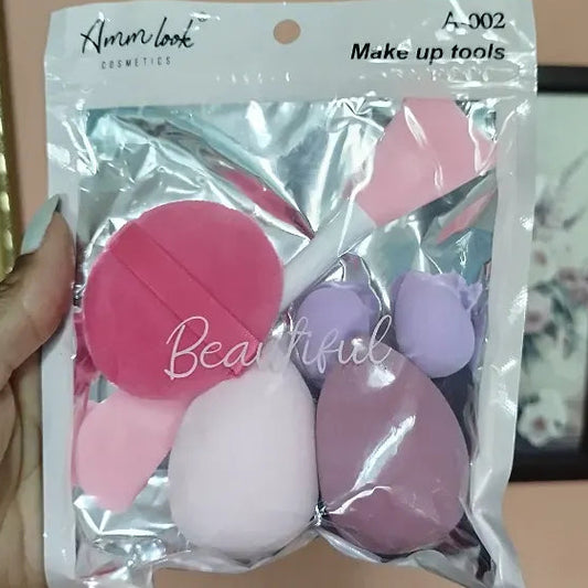 Set Puff & Brocha para Mascarilla | Amm Look