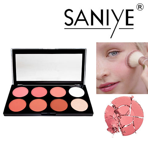 Paleta Rubor + Iluminador  | SANIYE