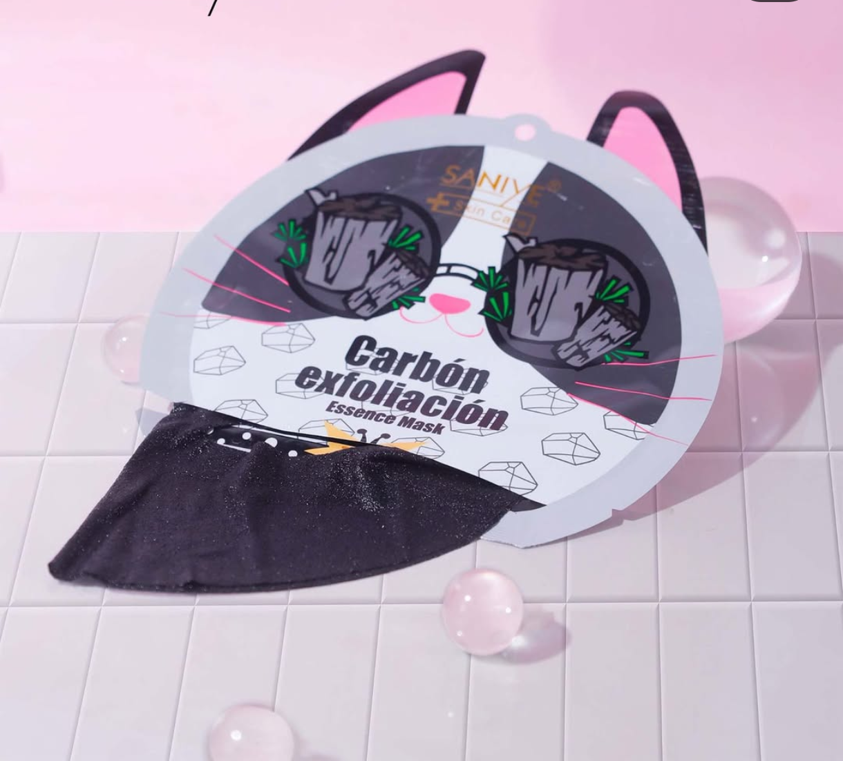 Mascarilla Facial de Gatito| SANIYE