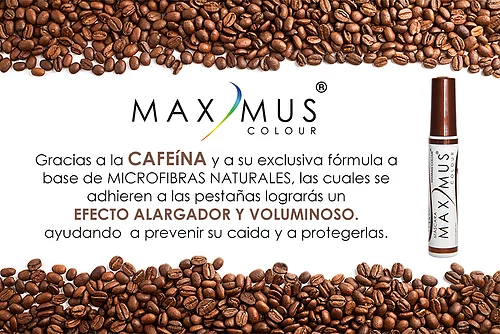 Mascara Max Mus Colour Cafeína | MAXIMUS