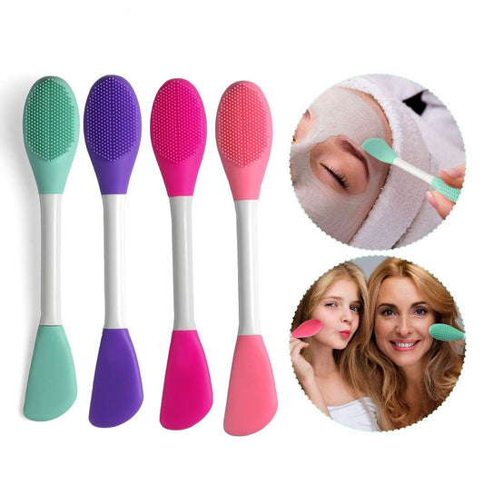 Brocha Doble Aplicador y Exfoliante