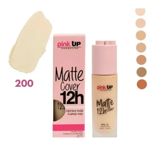 Maquillaje Líquido Matte Cover 12H | PINK UP