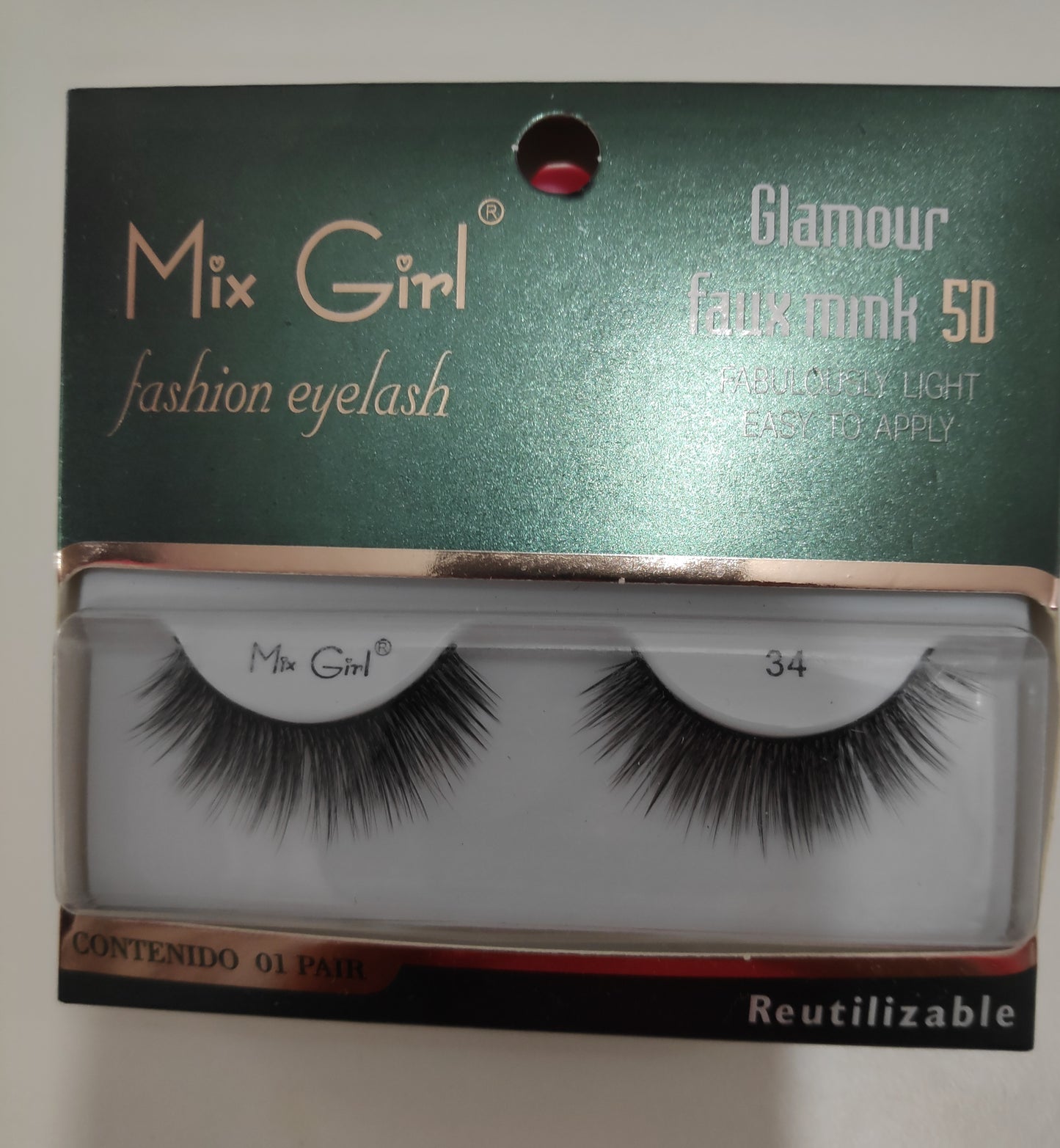 Pestañas postizas GLAMOUR Mink | 5D Mix Girl