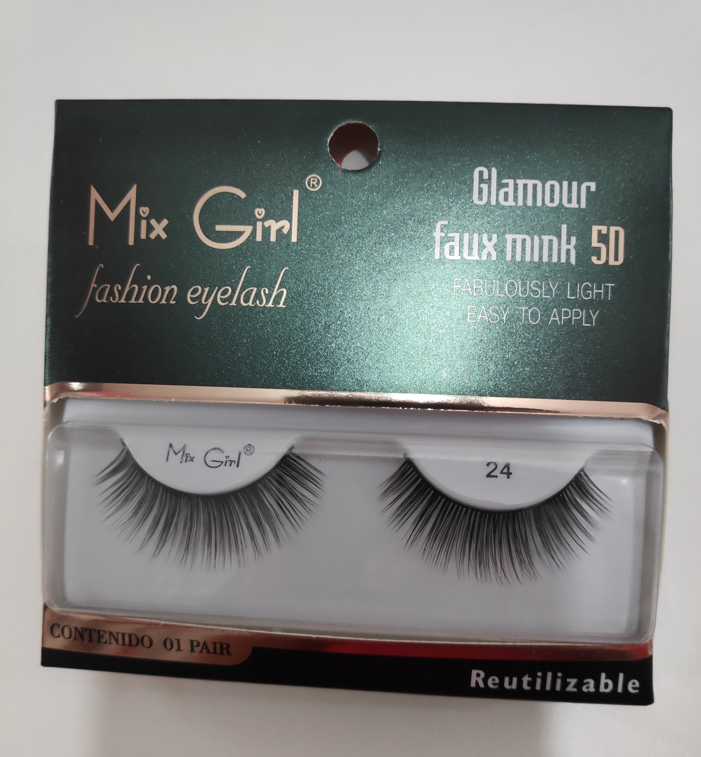 Pestañas postizas GLAMOUR Mink | 5D Mix Girl