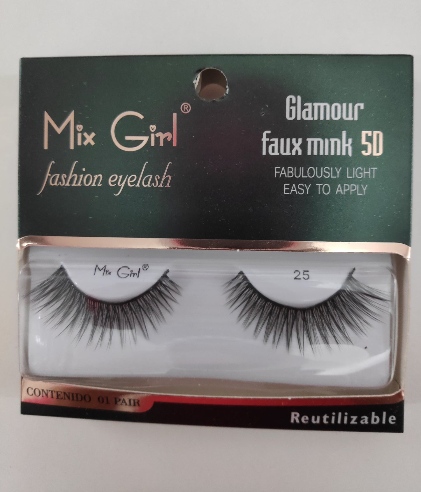Pestañas postizas GLAMOUR Mink | 5D Mix Girl