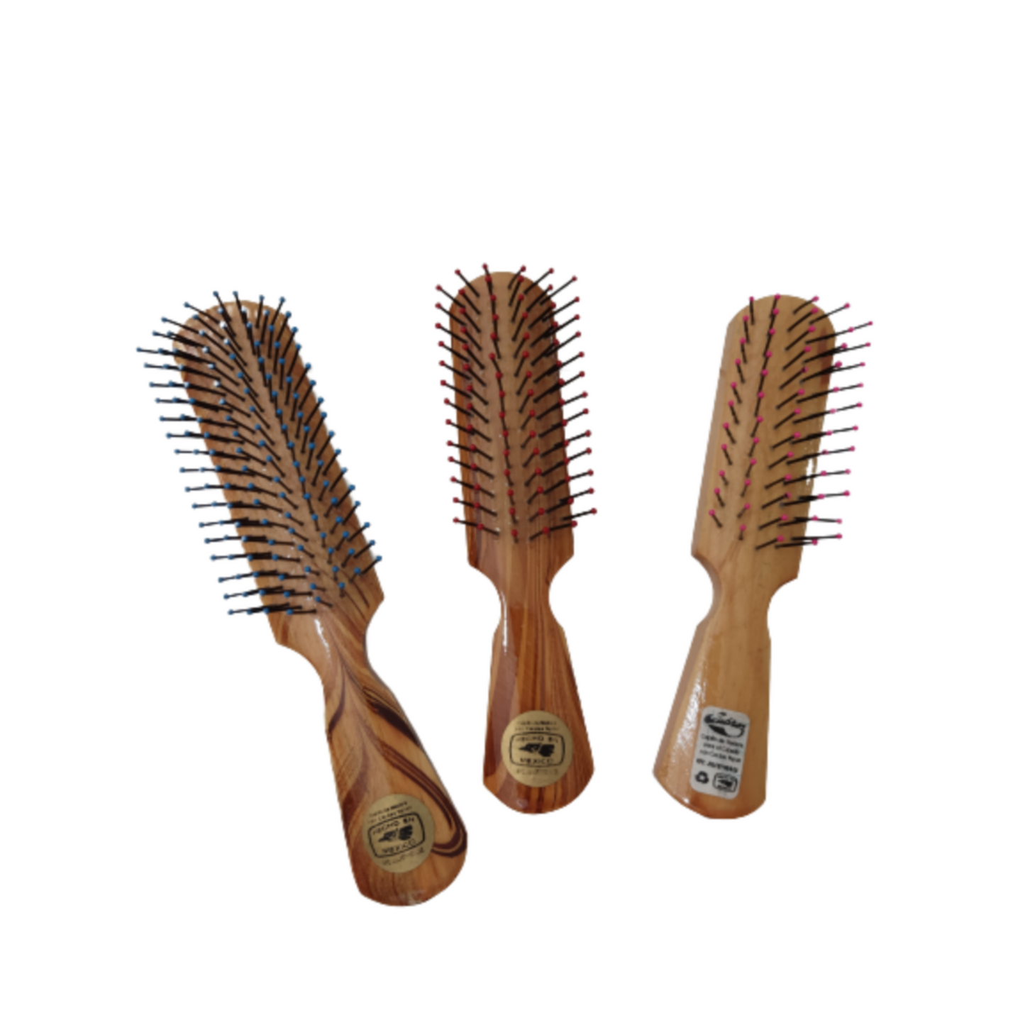 Cepillo para cabello de madera 1 pza