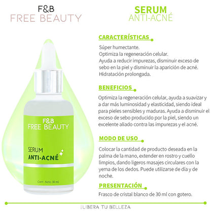Serum Anti-Acné | Free Beauty