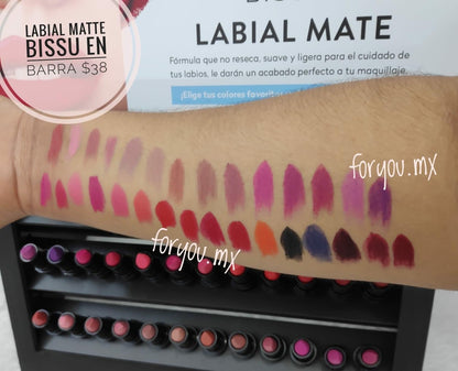 Labiales MATTE Ciudades del Mundo | BISSÚ