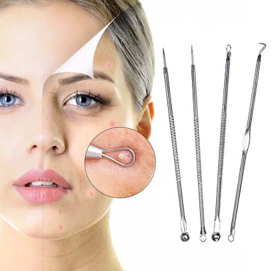 Kit Removedor De Espinillas Anti Acné Puntos Negros (4 Piezas)
