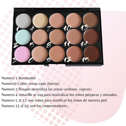 Paleta Correctores Z15 | FY Cosmetics